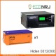 ИБП Hiden Control HPS20-0312 + Аккумуляторная батарея Delta DTM 12200 L