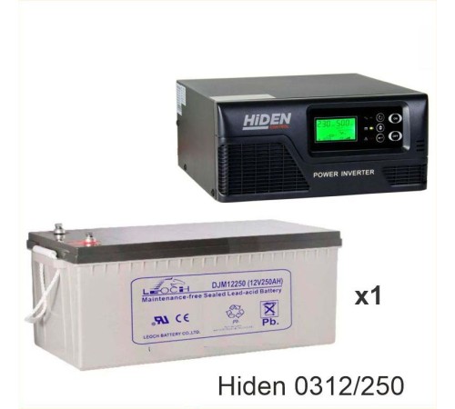 ИБП Hiden Control HPS20-0312 + Аккумуляторная батарея LEOCH DJM12250